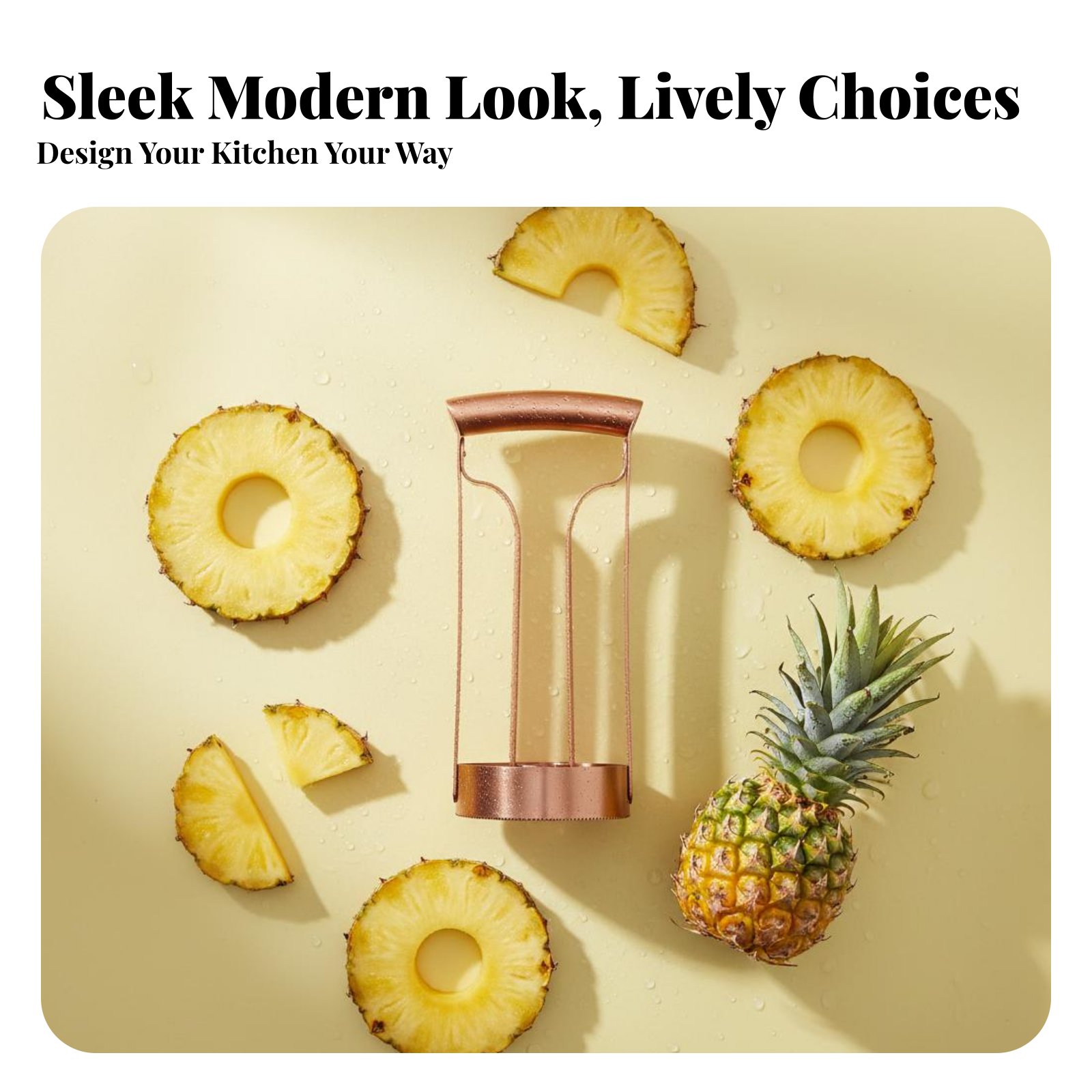 Vegetable Kitchen Gadgets - Cortador de Piña de Acero Inoxidable,