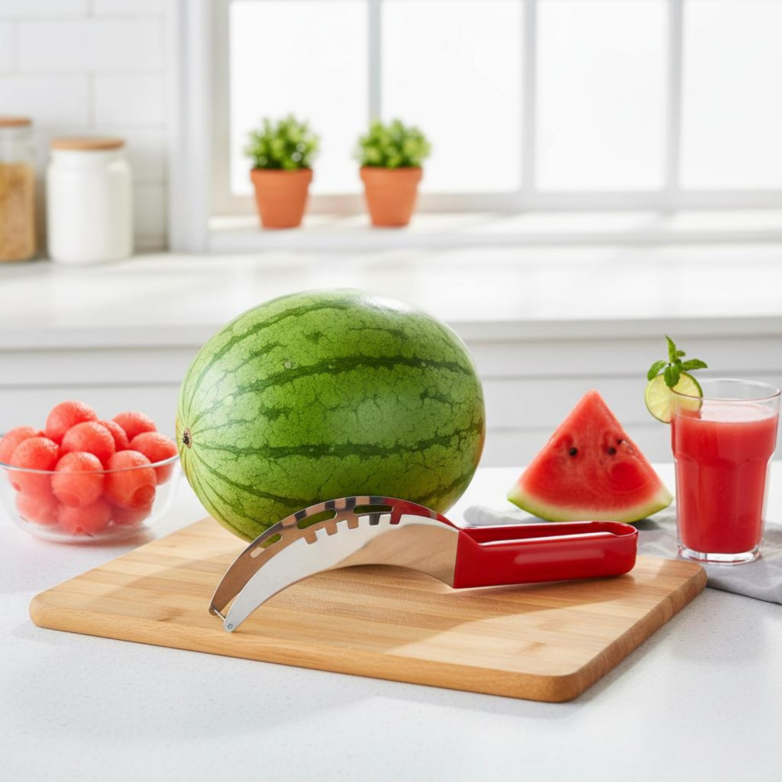 Vegetable Kitchen Gadgets - Cortador de sandía en cubos, material
