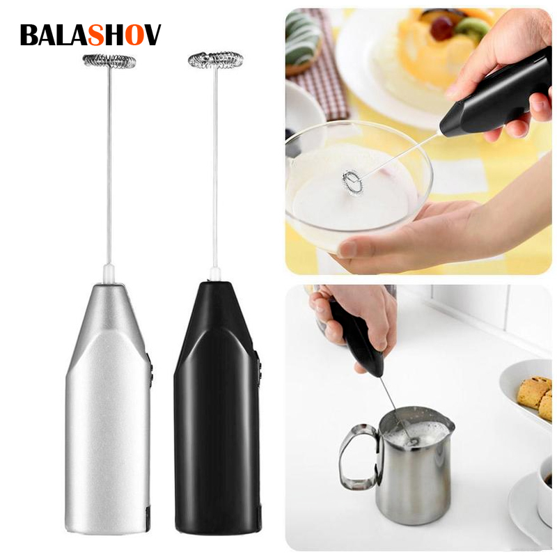 Kitchen Gadgets And Appliances - Espumador de leche inalámbrico, batidor de