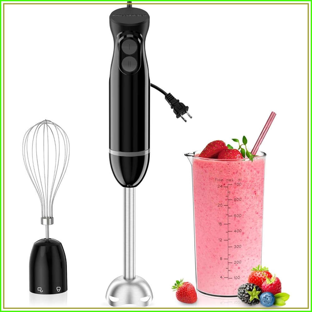 Immersion Blender Stick - Batidora de inmersión 3 en 1