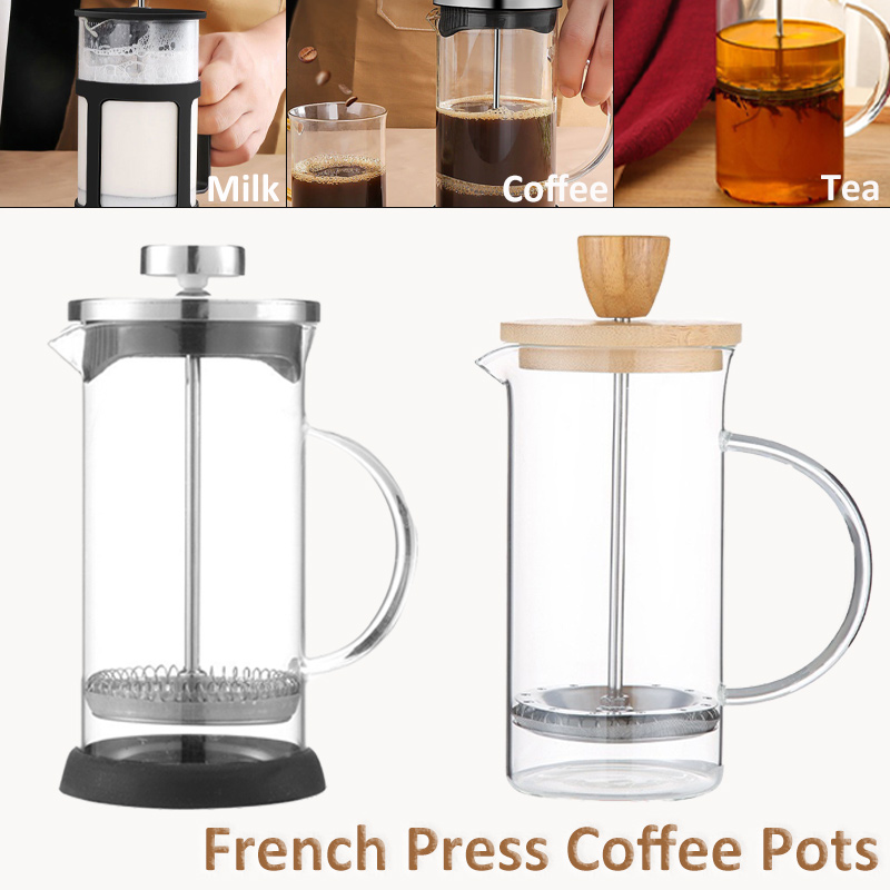 French Press Coffee Maker - Cafetera de prensa francesa de 350-1000ml,