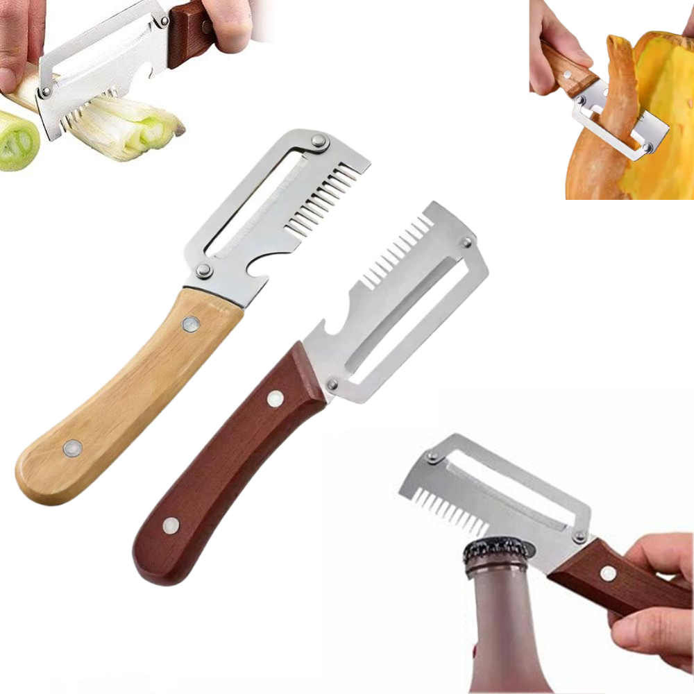 Vegetable Kitchen Gadgets - Pelador de Cocina de Acero Inoxidable