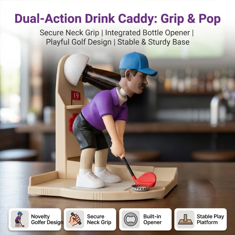 Funny Kitchen Gadgets Gifts - Abridor de Botellas con Figura de