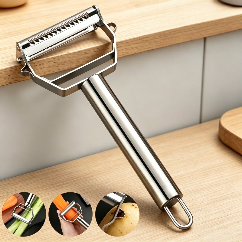 Vegetable Kitchen Gadgets - Pelador de Cocina de Acero Inoxidable