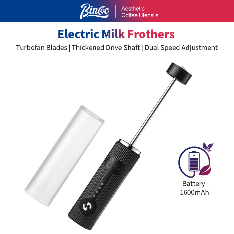 Kitchen Gadgets And Appliances - BINCOO-espumador de café eléctrico, recargable por