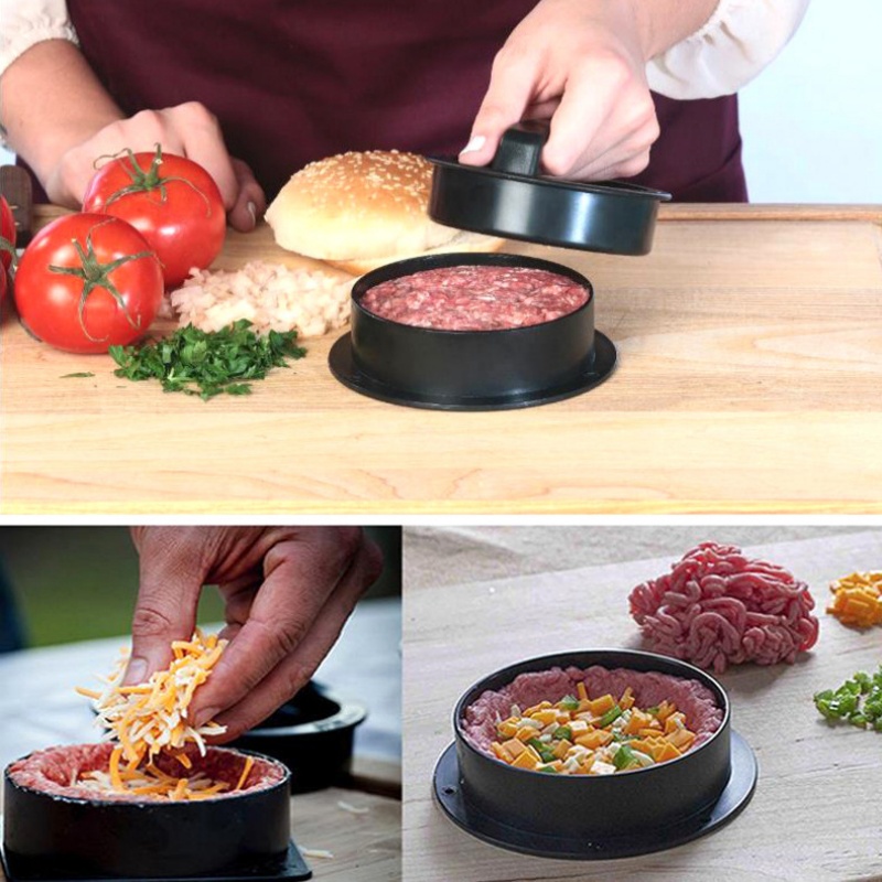 Prensas redondas para hamburgu - Kitchen Helper Gadgets reseña y precio