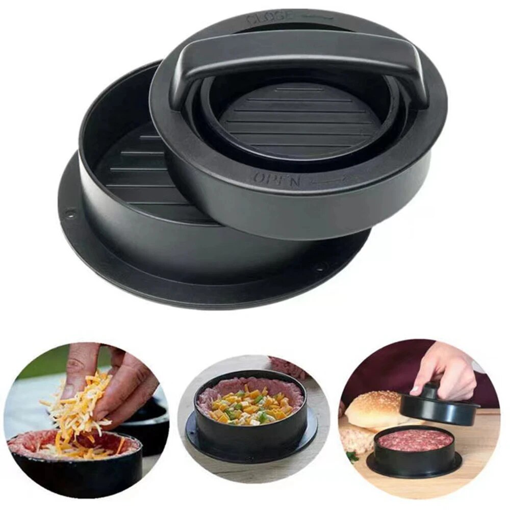 Prensa redonda para hamburgues - Kitchen Helper Gadgets reseña y precio