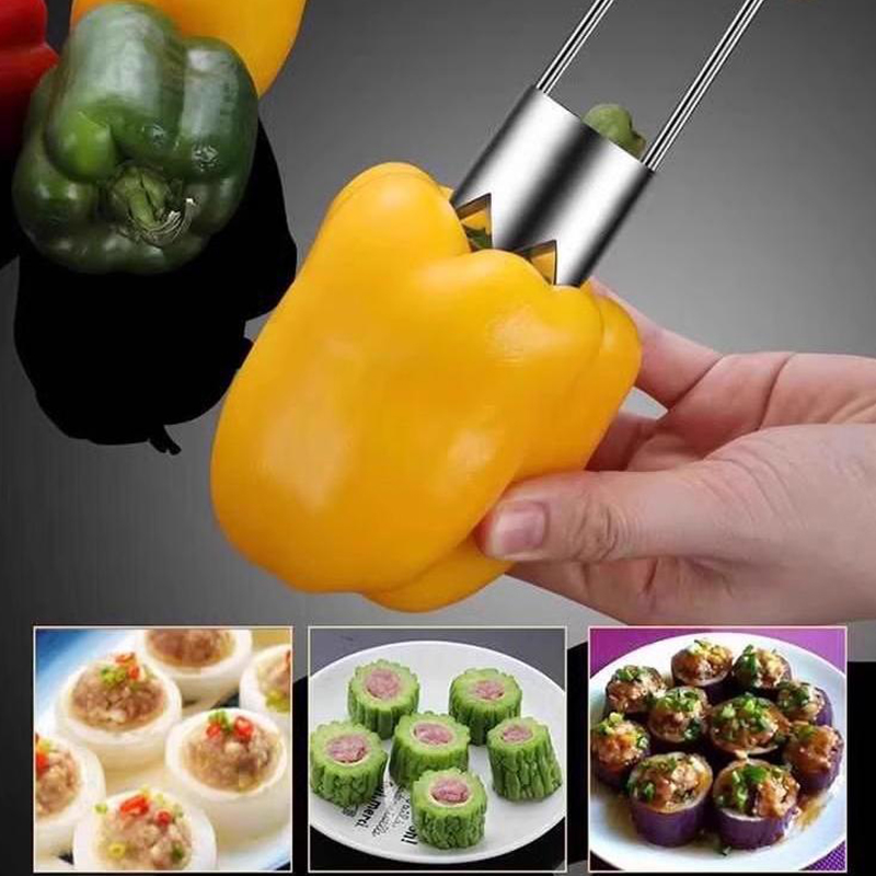 Removedor de núcleo de fruta d - Vegetable Kitchen Gadgets reseña y precio