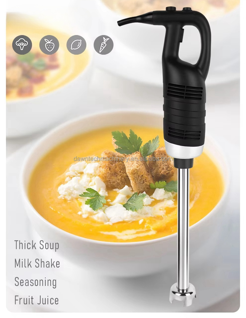 Licuadora de mano eléctrica de - Immersion Blender Stick reseña y precio