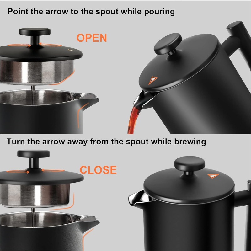 Cafetera Francesa de 34 oz, Ac - French Press Coffee Maker reseña y precio