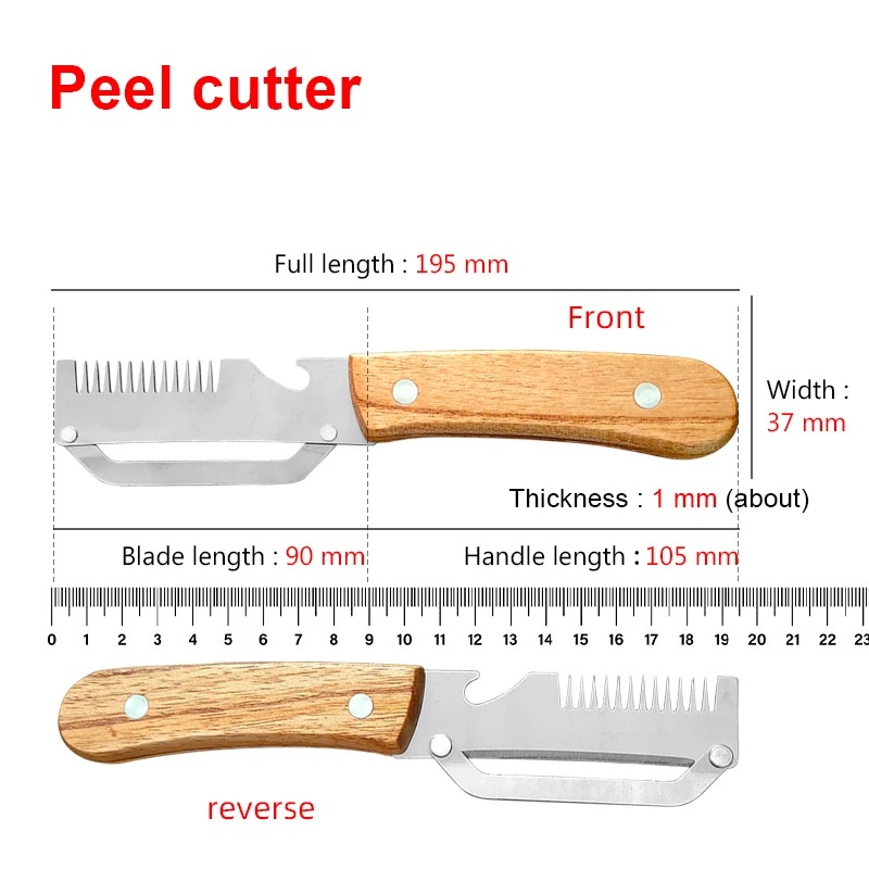 Pelador multifuncional de acer - Household Kitchen Gadgets Vegetable Cutter Silk Cutter reseña y precio