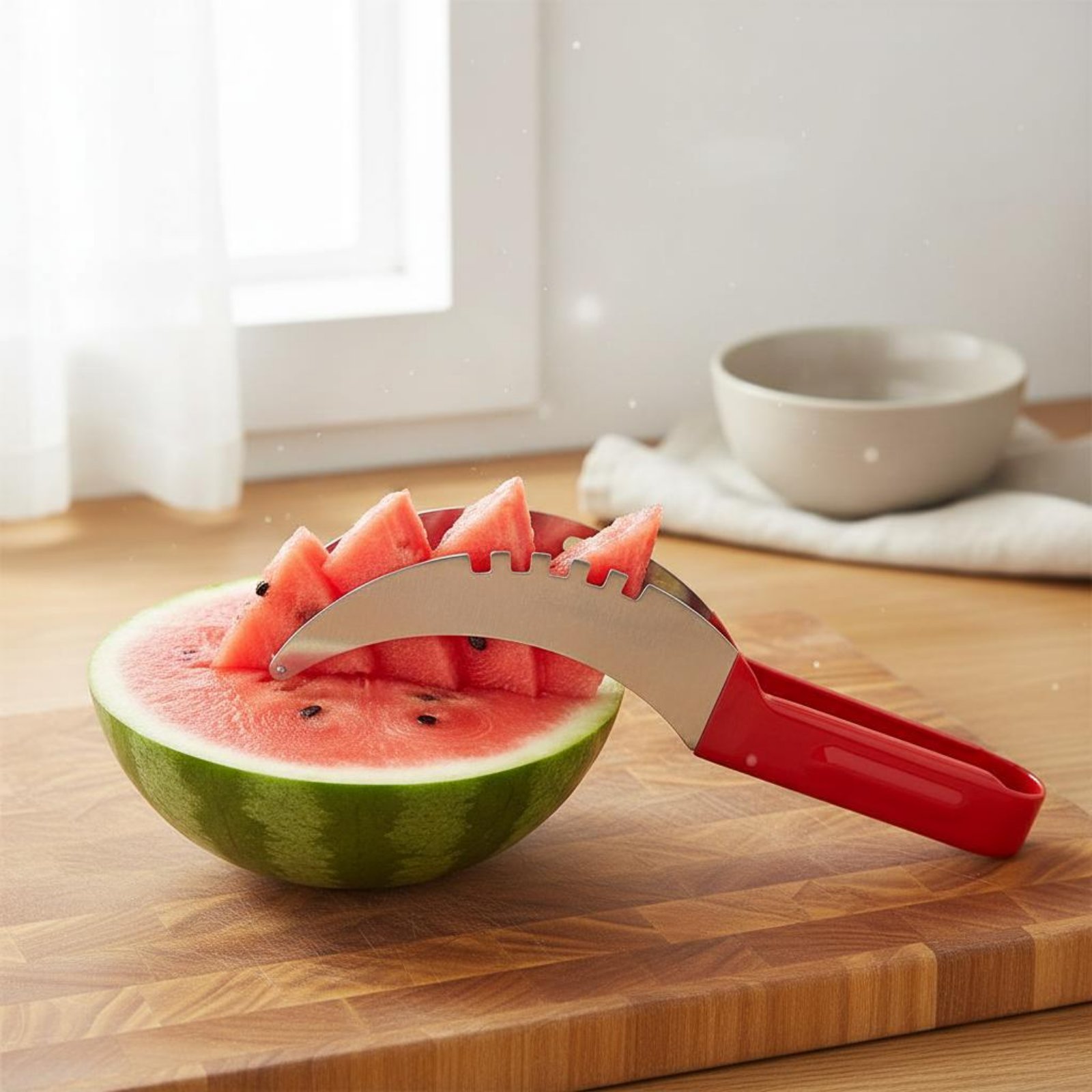 Cortador de sandía en cubos, m - Vegetable Kitchen Gadgets reseña y precio