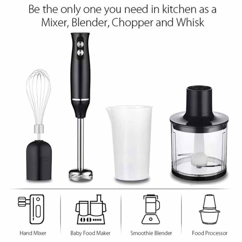 Mezclador de batidora manual d - Immersion Blender Stick reseña y precio
