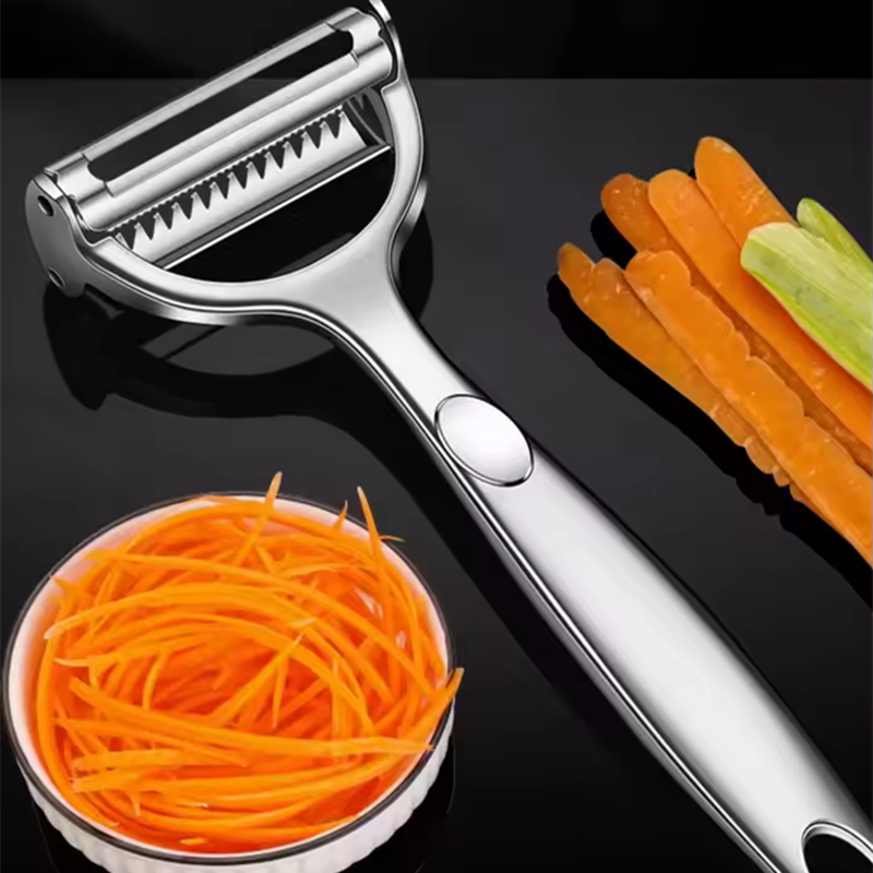 Pelador de verduras de acero i - Household Kitchen Gadgets Vegetable Cutter Silk Cutter reseña y precio