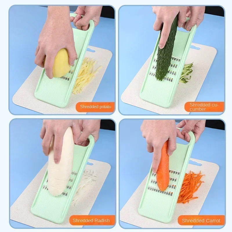 Rallador de verduras, rebanado - Household Kitchen Gadgets Vegetable Cutter Silk Cutter reseña y precio