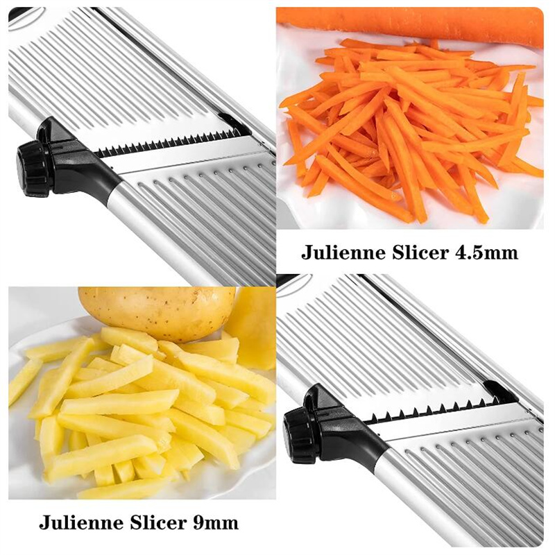 Mandolina de acero inoxidable  - Household Kitchen Gadgets Vegetable Cutter Silk Cutter reseña y precio