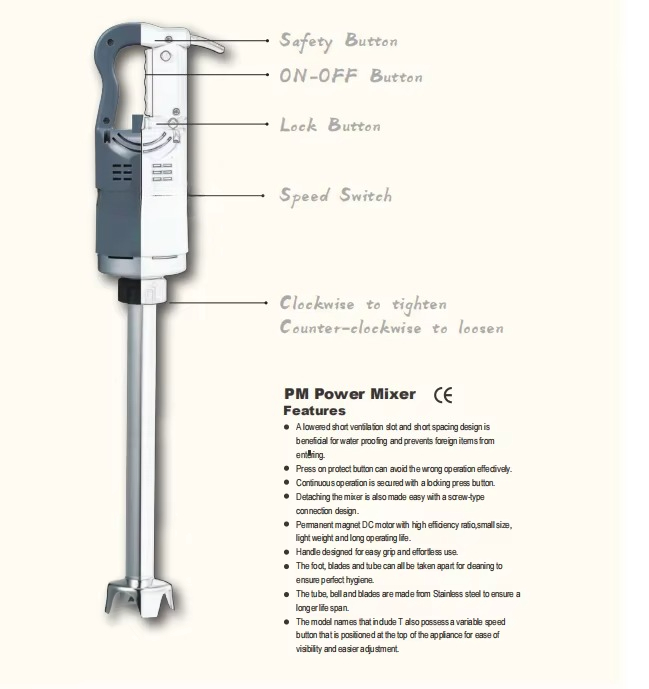 Linkrich Heavy Manual Industri - Immersion Blender Stick reseña y precio