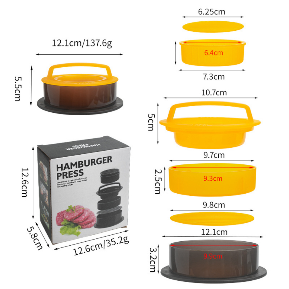 Prensa redonda para hamburgues - Kitchen Helper Gadgets reseña y precio