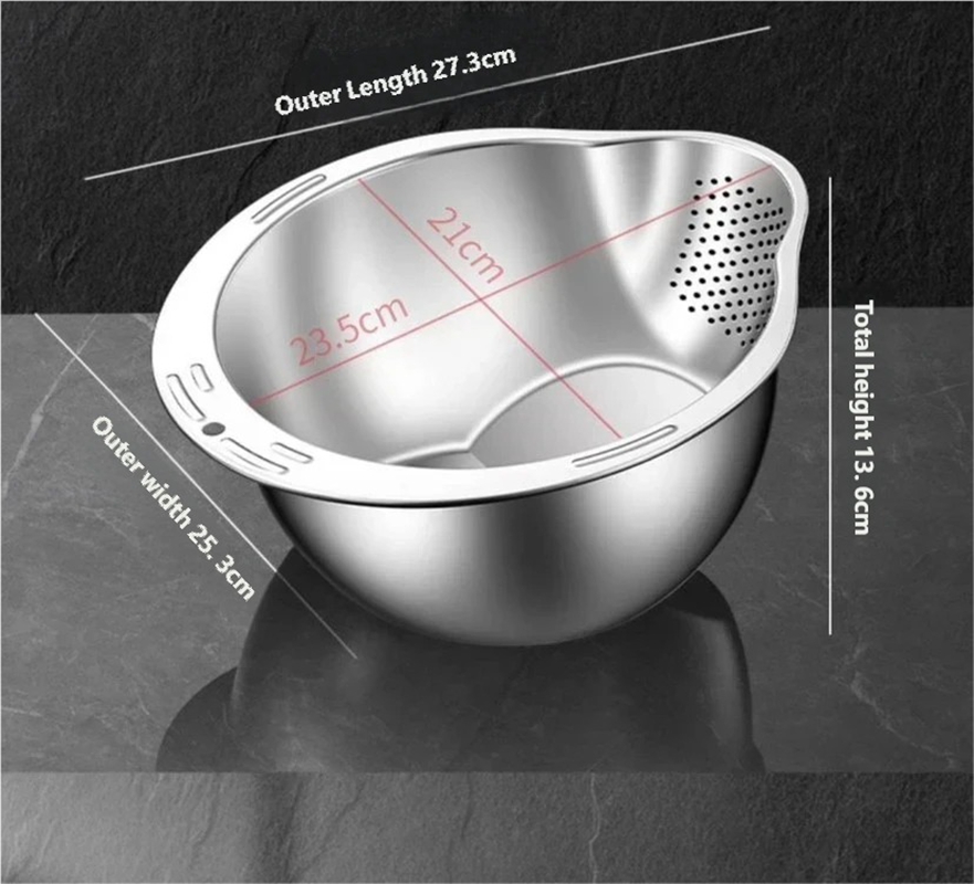 Cesta coladora de acero inoxid - Vegetable Kitchen Gadgets reseña y precio