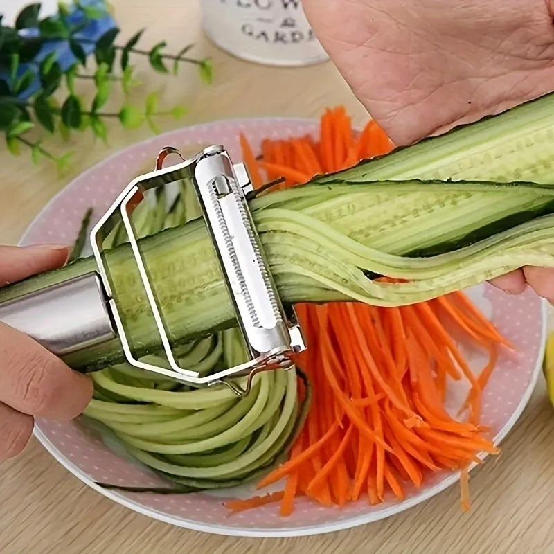 Pelador de Cocina de Acero Ino - Vegetable Kitchen Gadgets reseña y precio