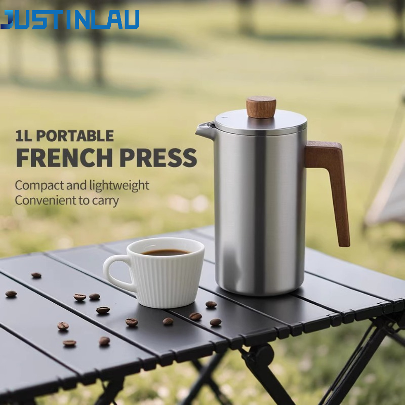 Cafetera Francesa de Acero Ino - French Press Coffee Maker reseña y precio