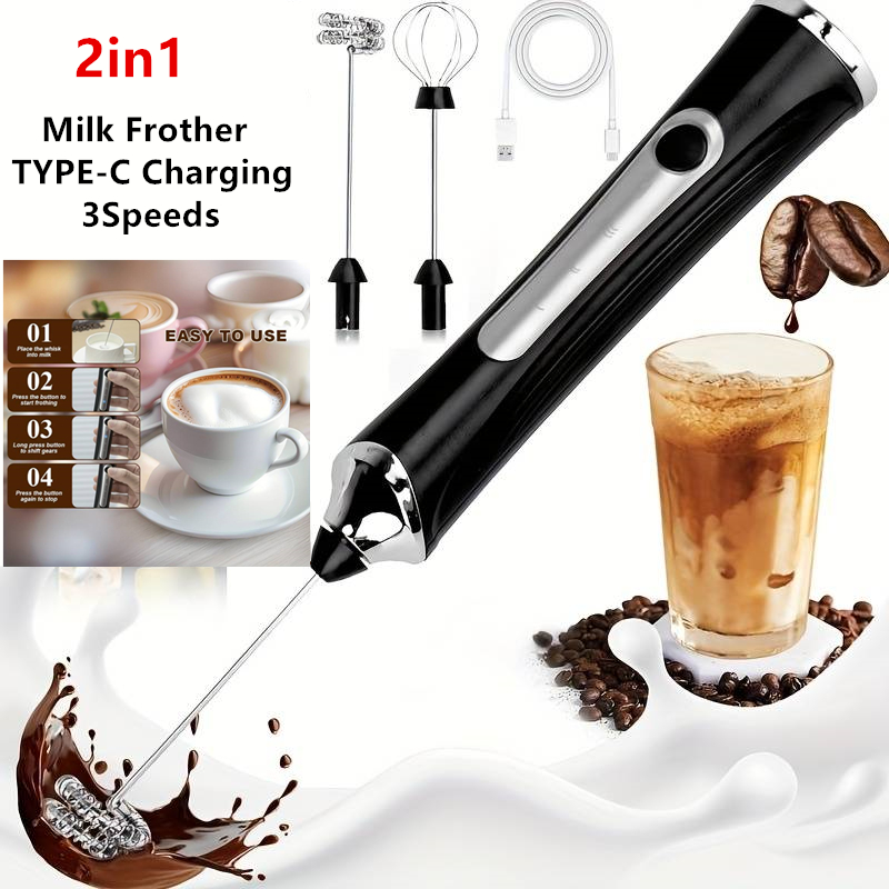 Espumador de leche eléctrico i - Kitchen Gadgets And Appliances reseña y precio