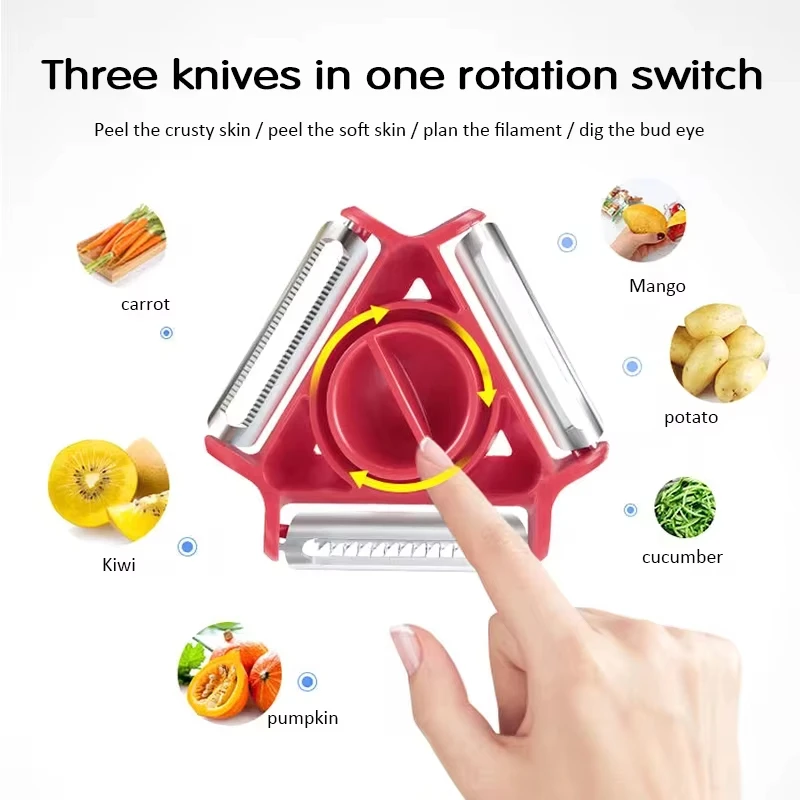 Juego de peladores Trio de 1 p - Vegetable Kitchen Gadgets reseña y precio