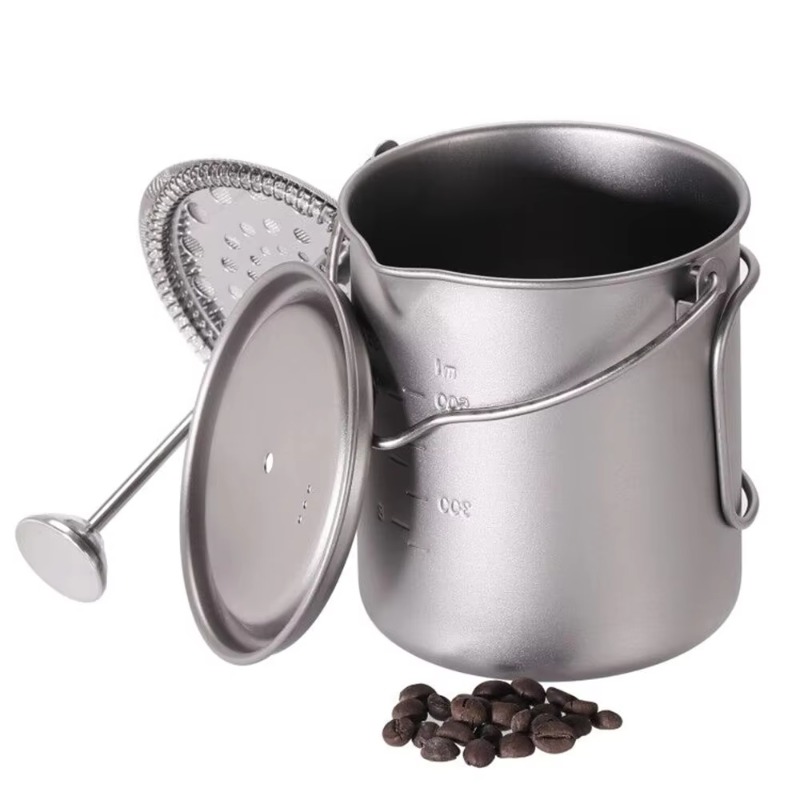 Cafetera Francesa de Titanio d - French Press Coffee Maker reseña y precio