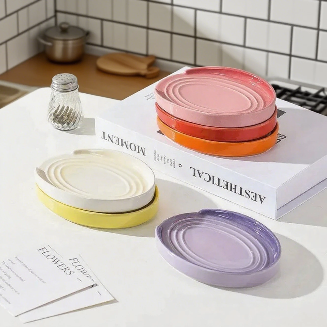 Soporte de cuchara de porcelan - Kitchen Helper Gadgets reseña y precio