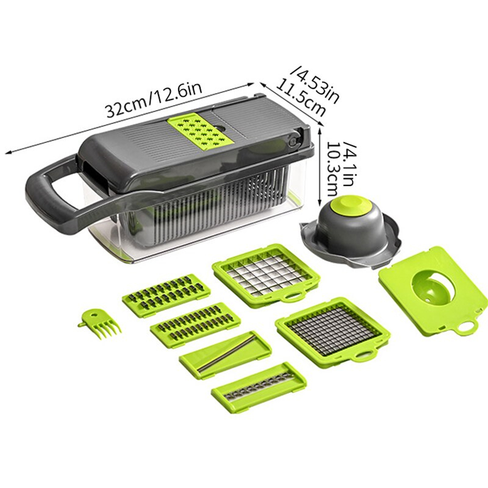 Cortador de Verduras Multifunc - Household Kitchen Gadgets Vegetable Cutter Silk Cutter reseña y precio