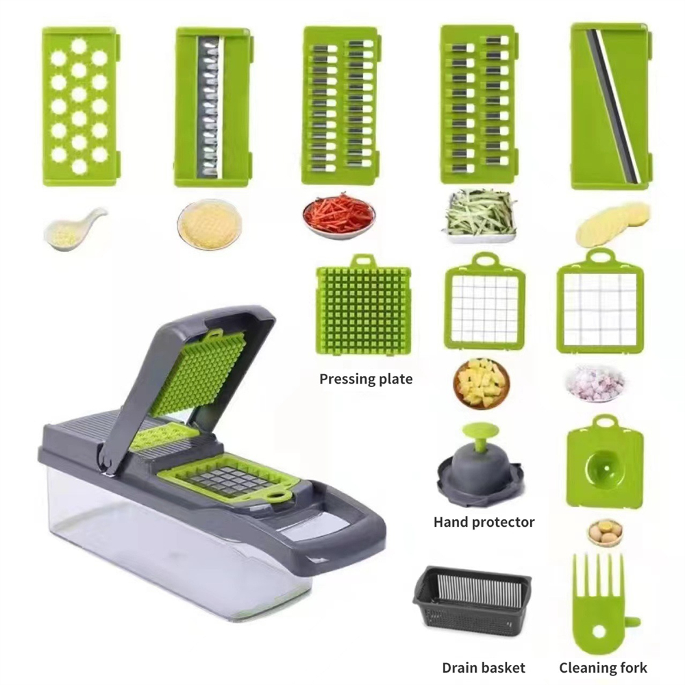 Cortador de Verduras Multifunc - Household Kitchen Gadgets Vegetable Cutter Silk Cutter reseña y precio