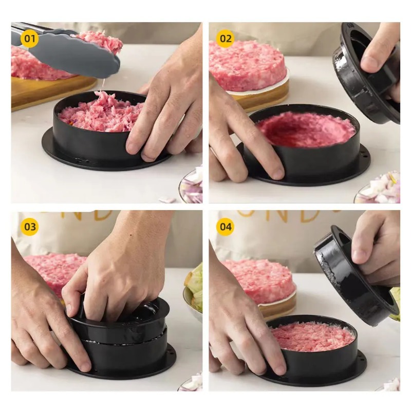 Prensa redonda para hamburgues - Kitchen Helper Gadgets reseña y precio