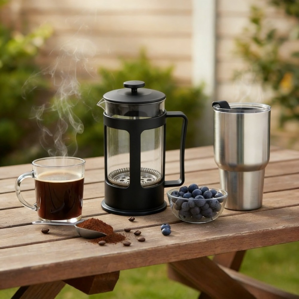 Cafetera de Prensa Francesa de - French Press Coffee Maker reseña y precio