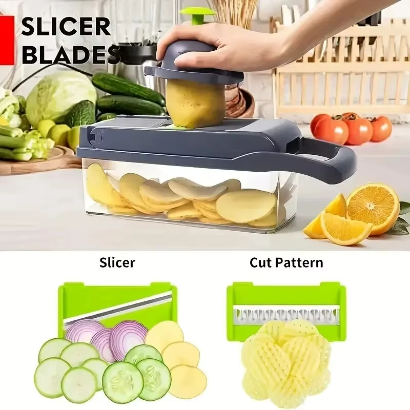 Cortador de Verduras de Lujo - - Household Kitchen Gadgets Vegetable Cutter Silk Cutter reseña y precio