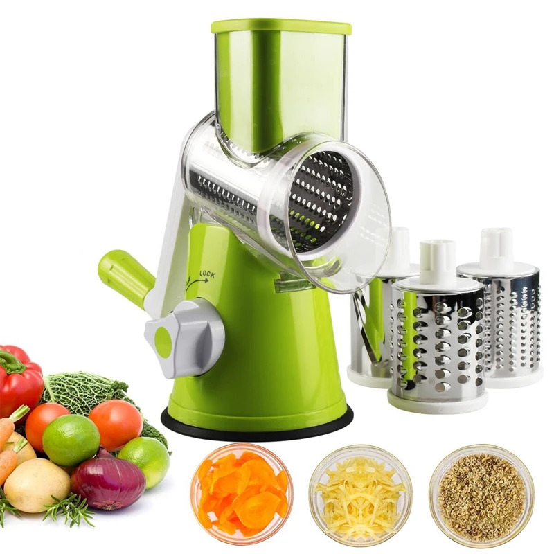 Rallador de queso manual girat - Household Kitchen Gadgets Vegetable Cutter Silk Cutter reseña y precio