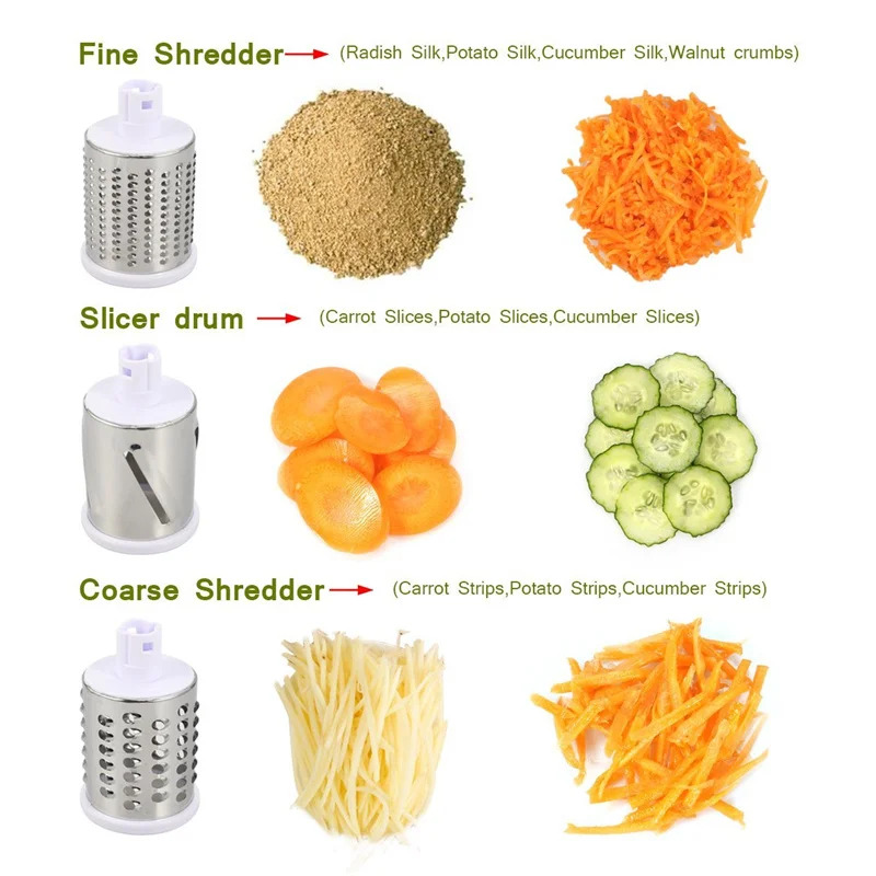 Rallador de queso manual girat - Household Kitchen Gadgets Vegetable Cutter Silk Cutter reseña y precio