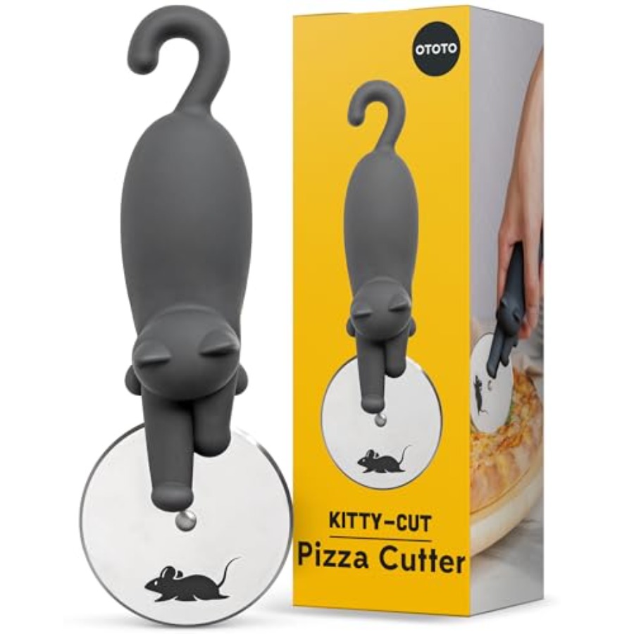 Cortador de Pizza con Rueda -  - Funny Kitchen Gadgets Gifts reseña y precio